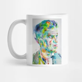 LUDWIG WITTGENSTEIN watercolor portrait .6 Mug